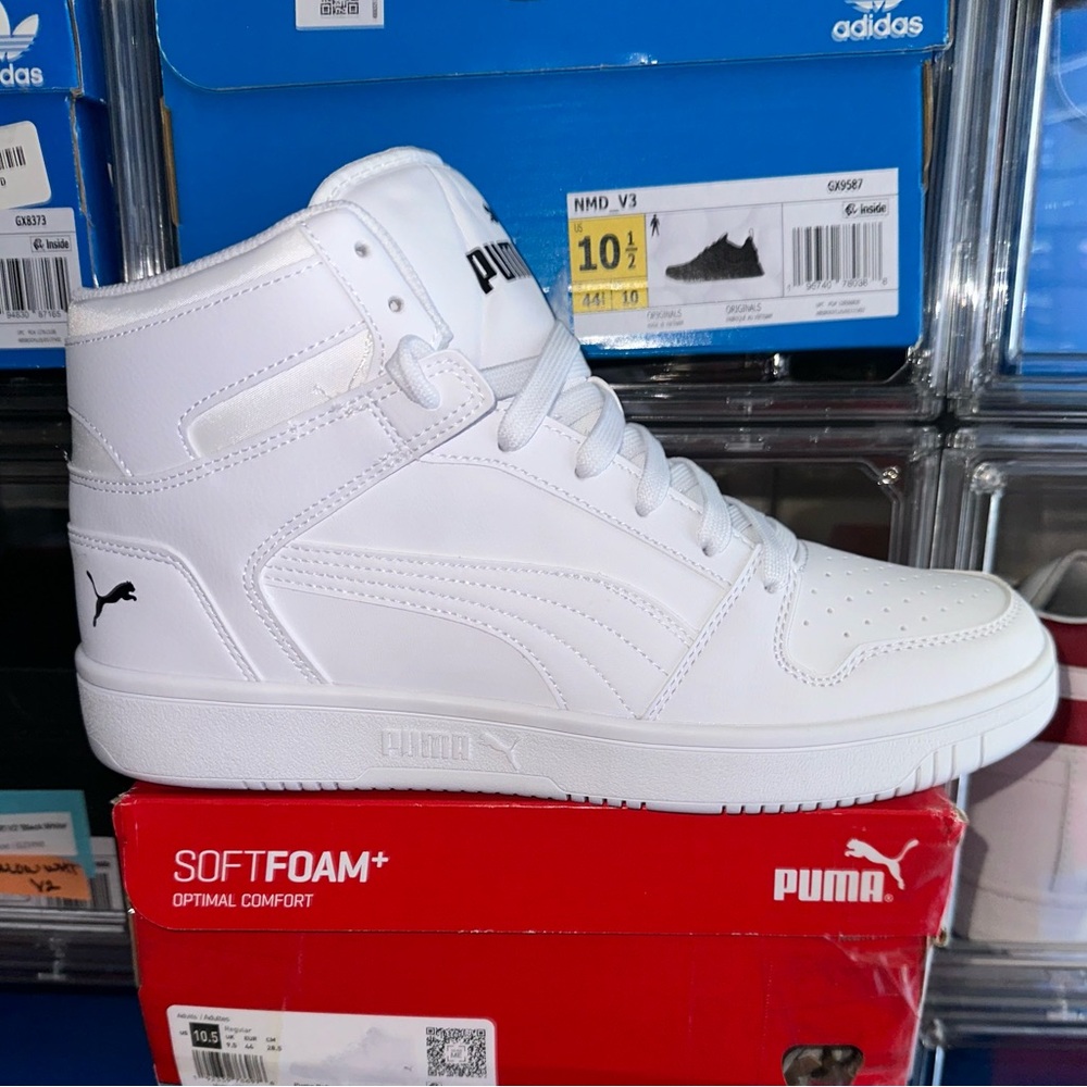 Puma Rebound Layup Mids Men’s Size 10.5 White New
